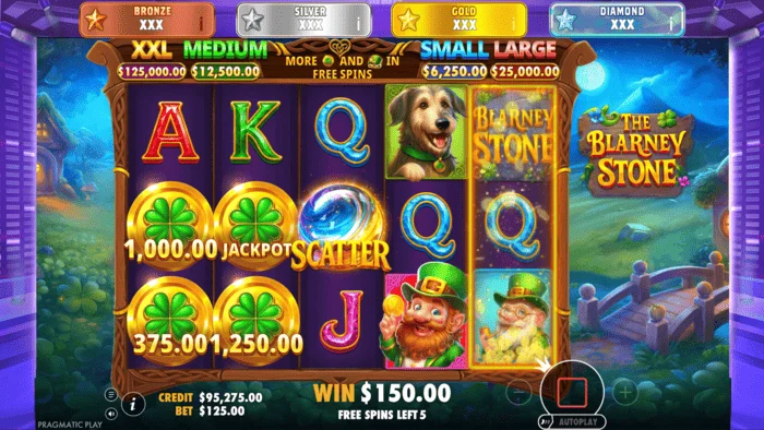 The Blarney Stone - Jackpot Reveal Bonusrad